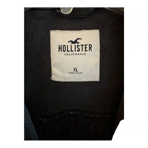 Hollister Black Jean Jacket - Picture 3 of 3